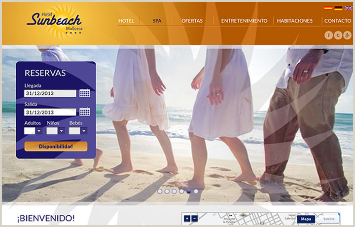 imagen web Sunbeach hotel